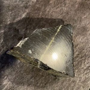 Polished Black obsidian stone/crystal piece